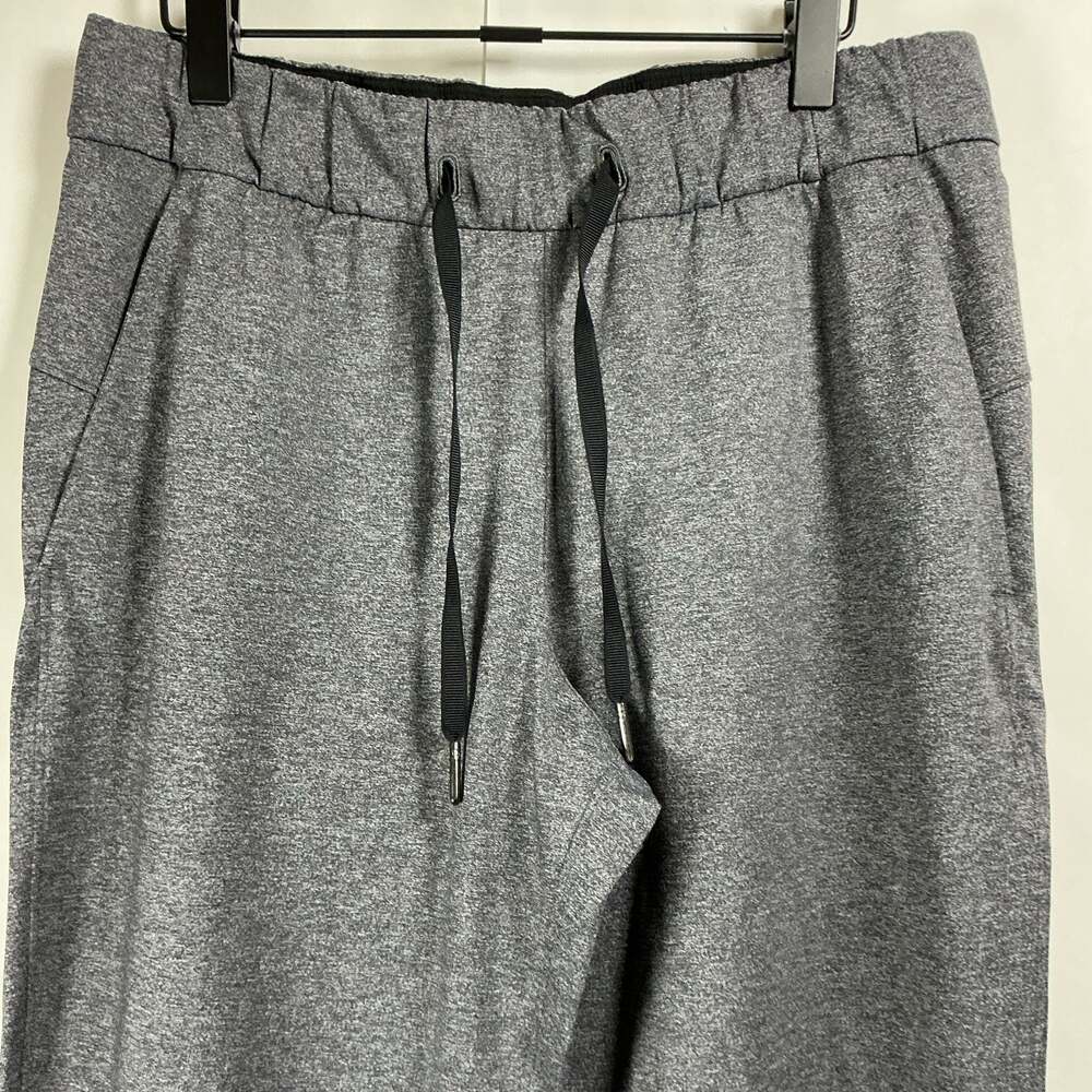 Lululemon On The Fly Pant 28" Heathered Gray Drawstring Trousers - Picture 2 of 8